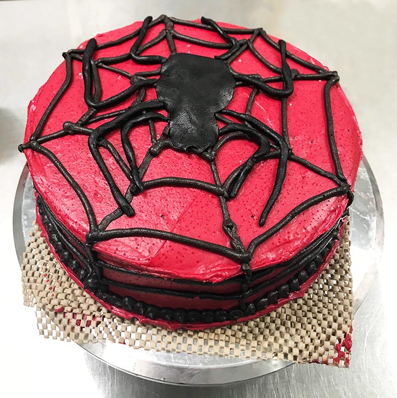 Custom Spiderman Birthday Cake