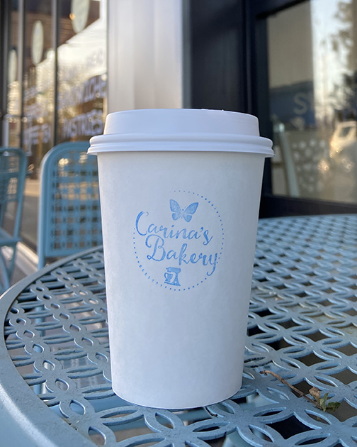 Hot Coffee Carina's Bakery