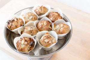 Almond Poppy Vegan Muffins