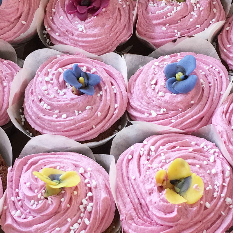Vegan Spring Custom Cupcakes