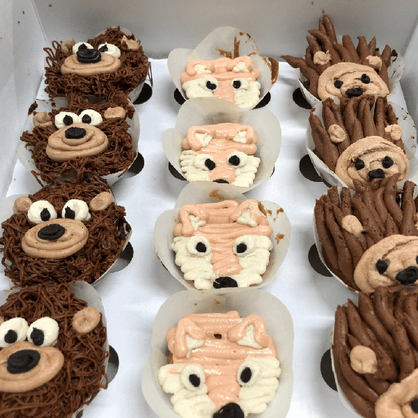 Custom Animal Cupcakes